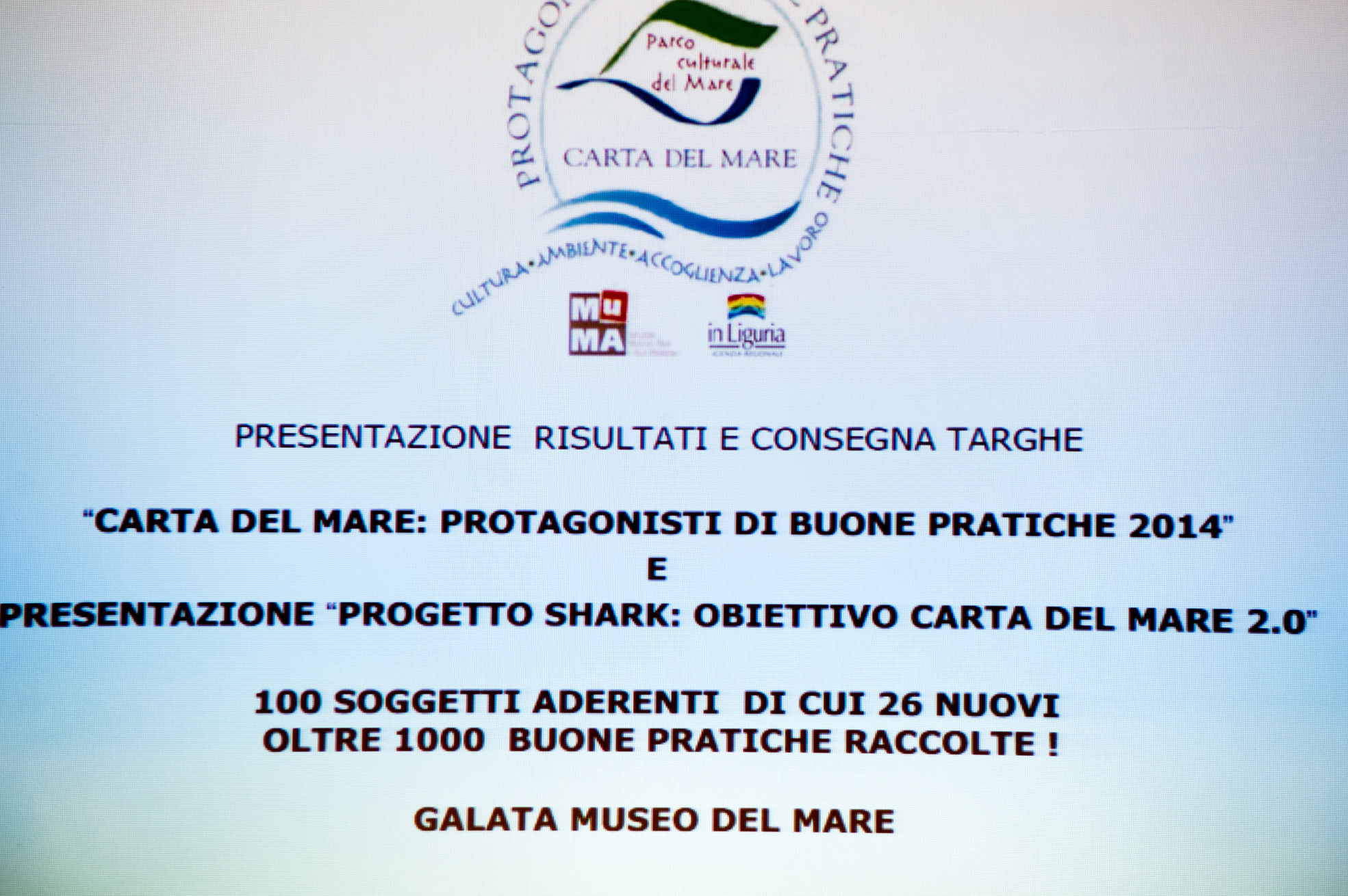 Carta del mare : Protagonisti di buone pratiche 2014